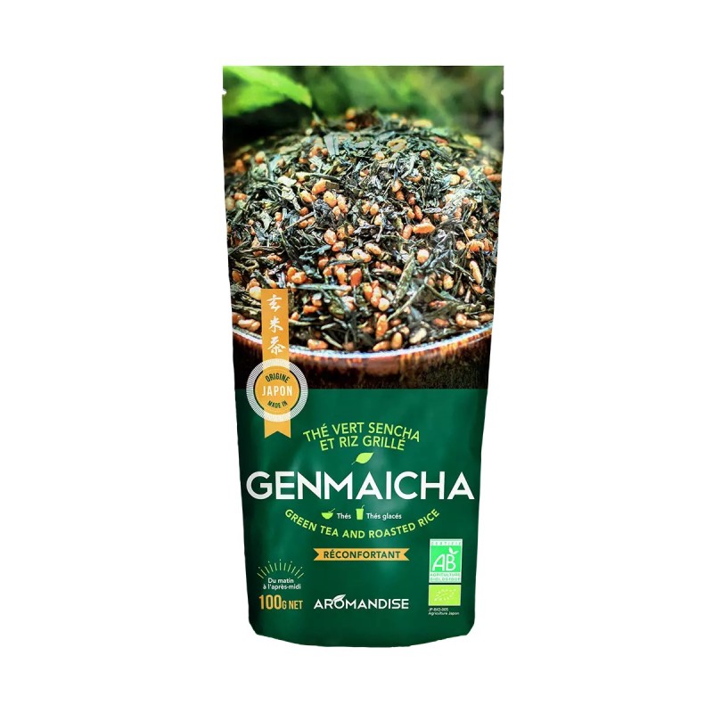 Thé Vert et riz Genmaicha Bio