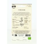 Coriandre - Semences reproductibles bio