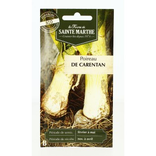 POIREAU de Carentan 2 AB  - Semences reproductibles bio | FERME DE SAINTE MARTHE