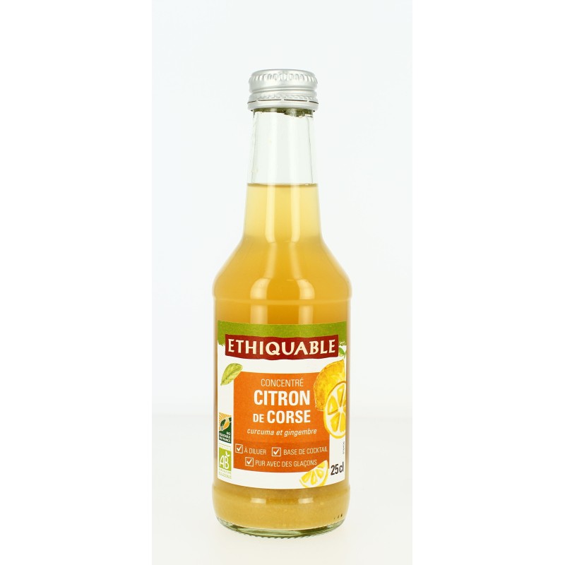 Concentré Citron de Corse Bio - 25 cL | ETHIQUABLE