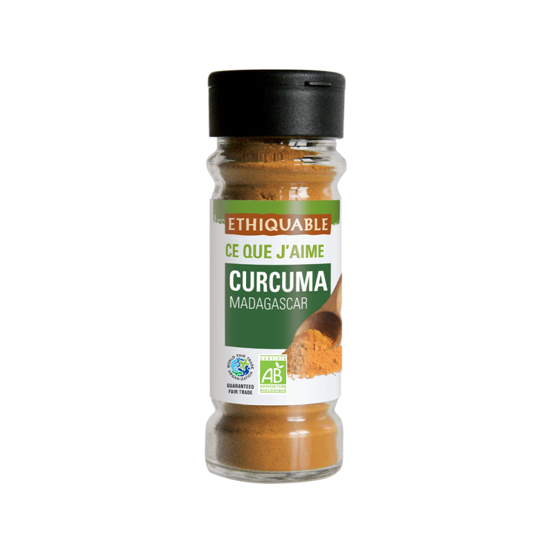 Curcuma de Madagascar en poudre bio & équitable - 40 g | ETHIQUABLE