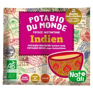 Potage instantané Potabio du Monde Indien BIO