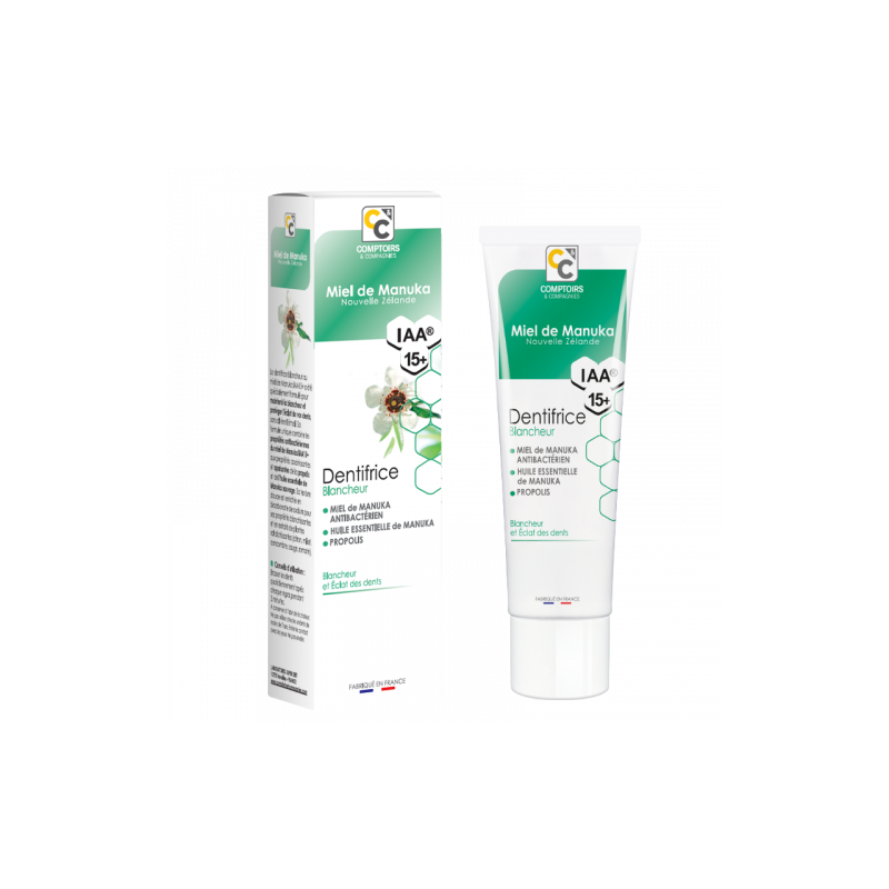 Dentifrice au Miel de Manuka Anti-Tartre - 75 mL | Comptoirs & Compagnies