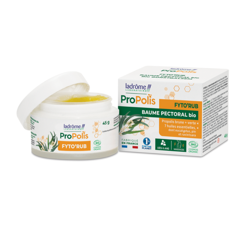 Fyto'Rub - Baume Propolis et Eucalyptus bio - 45 g | LADROME