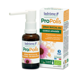 Spray Buccal Propolis  Bio - Gorge Apaisée - 30 mL | LADROME