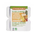Purée de  Pomme, Ananas,  Banane sans sucre ajoutés bio et équitable