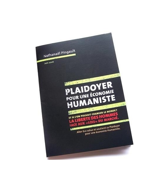 PLAIDOYER pour une ECONOMIE HUMANISTE