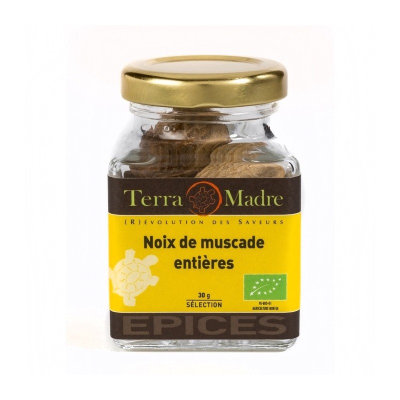 Noix de muscade entières bio