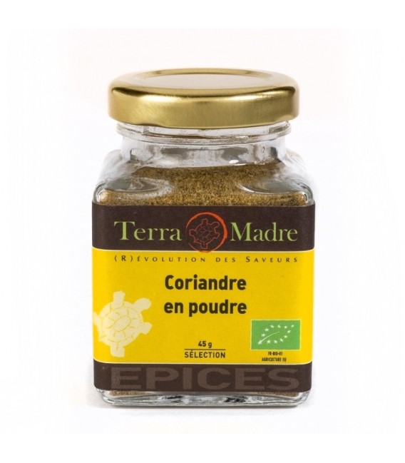 Coriandre en poudre bio (petit pot)