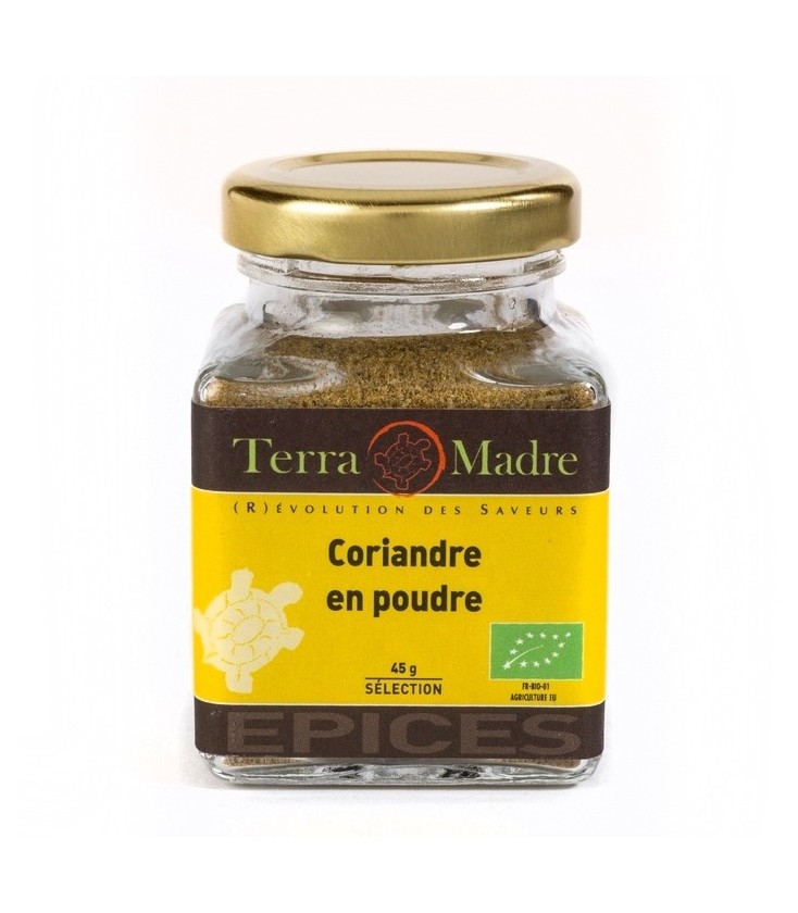 Coriandre en poudre bio (petit pot)