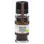 Poivre Noir Tellicherry en grains bio - 50 g | TERRA MADRE