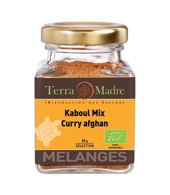 Kaboul Mix (Curry afghan) - Mélange d'épices bio pour Viandes, Poissons, Plats de riz 