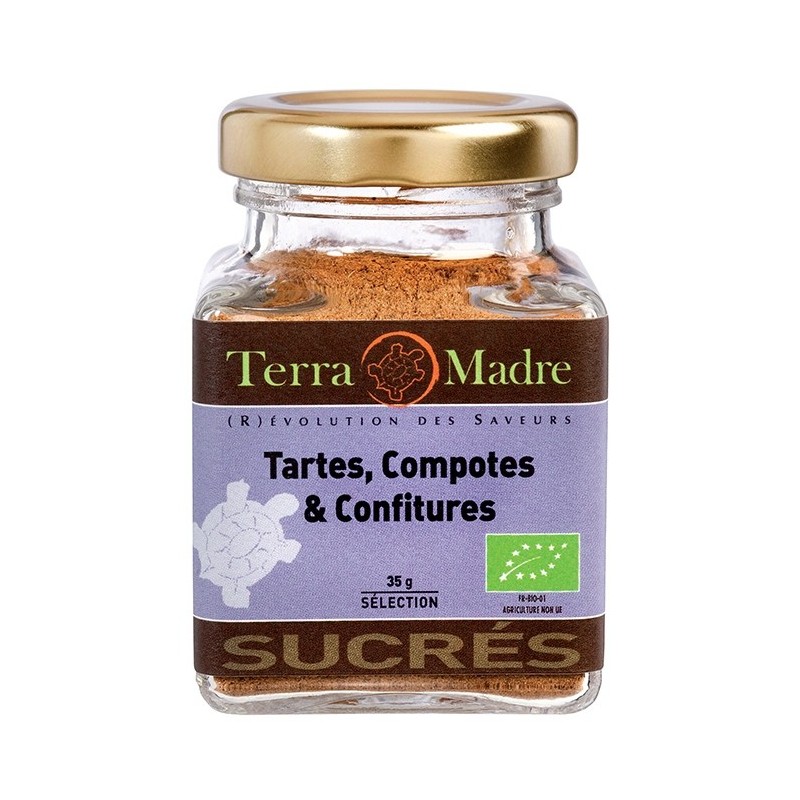 Tartes, Compotes & Confitures - Mélange d'épices bio | TERRA MADRE