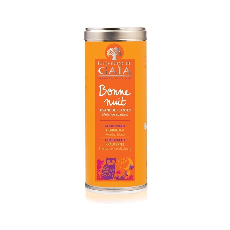 Bonne nuit - Tisane de Plantes (mélange apaisant) bio - 30 g | JARDINS DE GAÏA