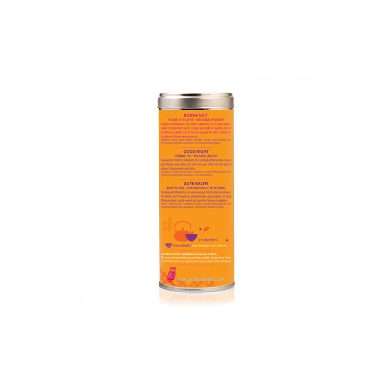 Bonne nuit - Tisane de Plantes (mélange apaisant) bio - 30 g | JARDINS DE GAÏA