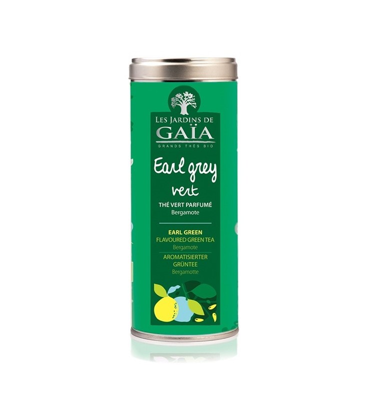 Earl Grey vert - Thé Vert parfumé (Bergamote) bio