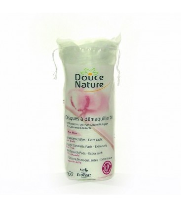 Disques à démaquiller en coton bio équitable | DOUCE NATURE