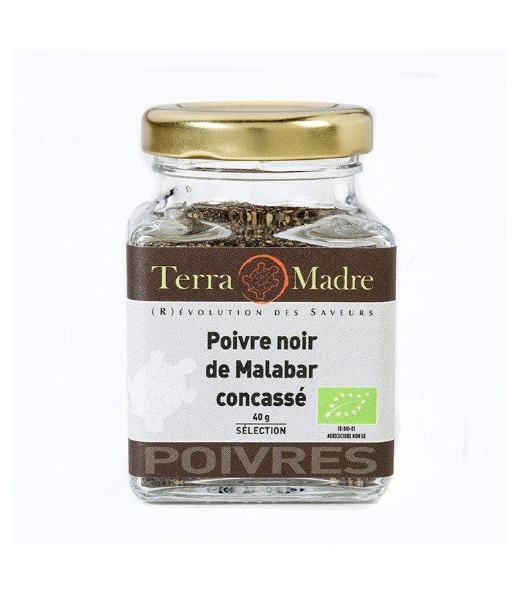 Poivre noir de Malabar concassé