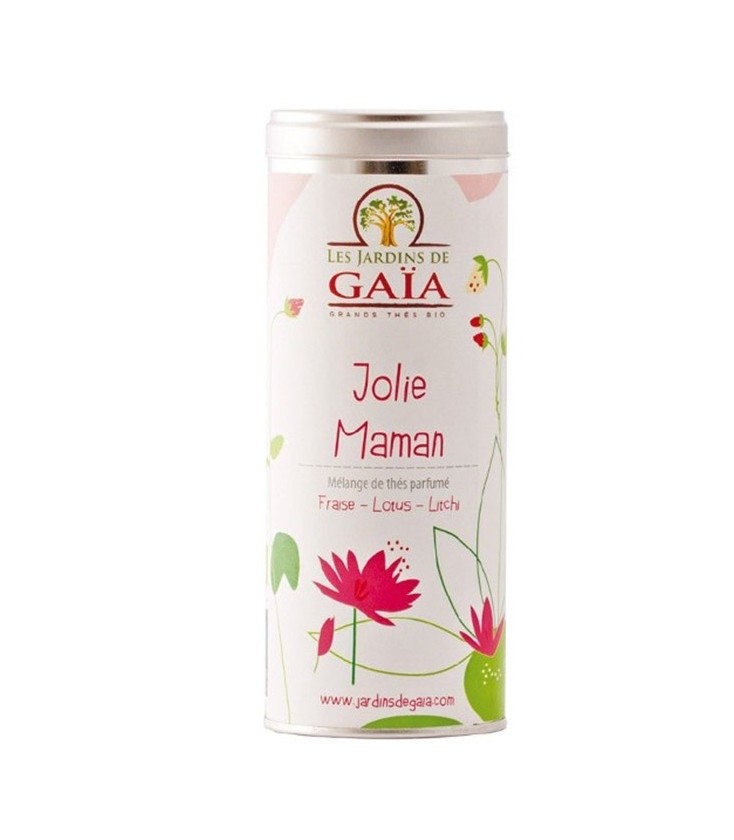 Un amour de Maman - Mélange de Thés aromatisé (Fraise Lotus Litchi) bio