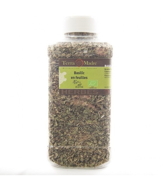 Basilic bio en feuilles (150 g)