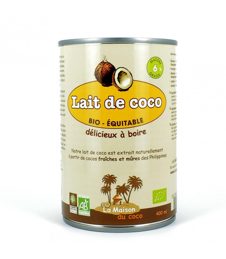Lait de Coco bio 6%