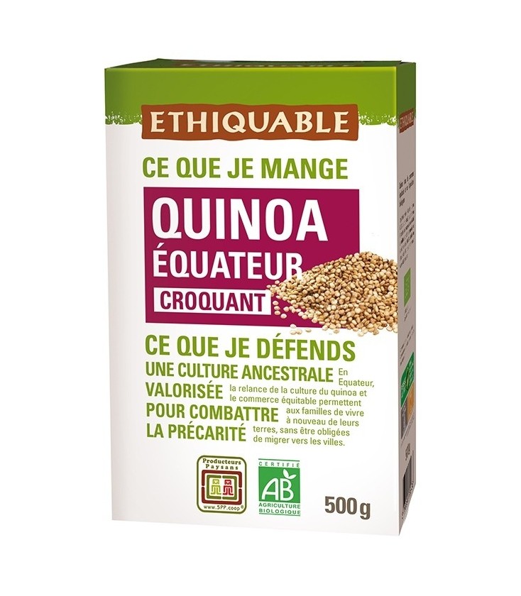 DATE PROCHE - Quinoa Blond bio & équitable croquant