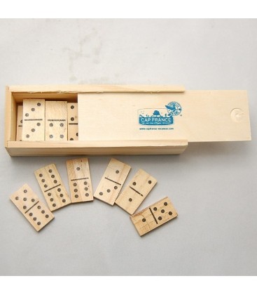 Jeu de dominos miniature en bois | CHOUETTE NATURE