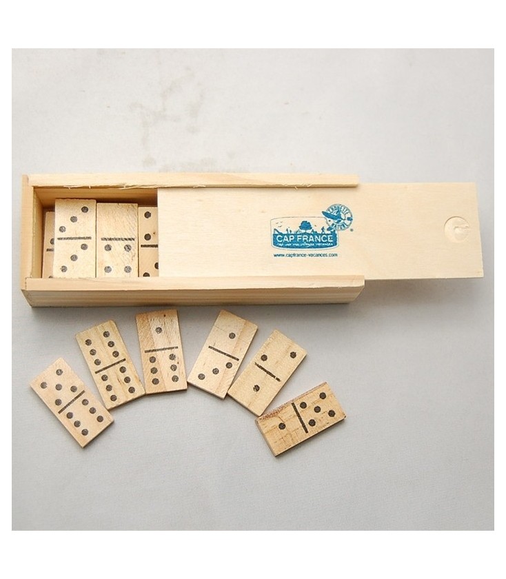 PROMO - Jeu de dominos miniature en bois - DERNIERS STOCKS