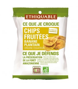 Chips FRUITÉES Banane Plantain bio & équitable