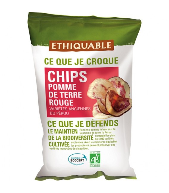 Chips Pomme de Terre Rouge bio & équitable