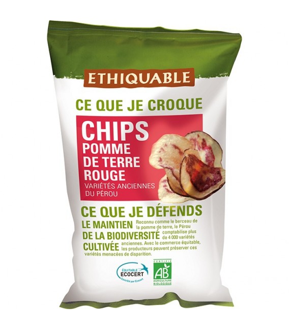 DATE DÉPASSÉE - Chips Pomme de Terre Rouge bio & équitable
