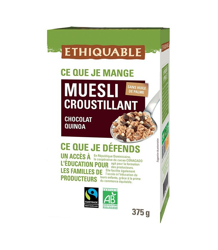 Muesli Croustillant Chocolat Quinoa