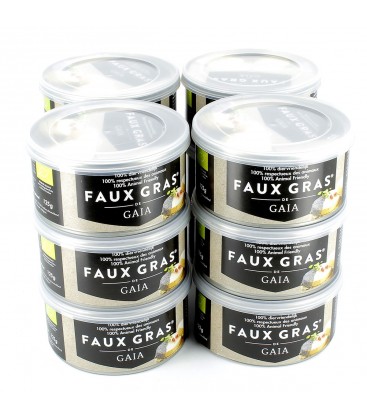 Lot de 12 Faux Gras de Gaia bio et sans huiles de palme - 1,5 kg | GAIA