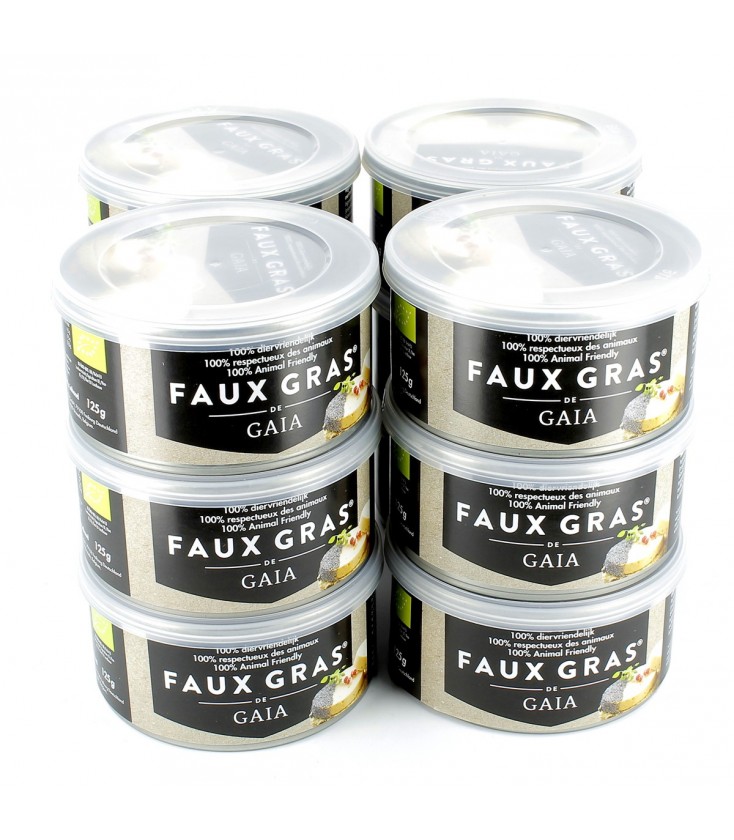 Lot de 12 Faux Gras de Gaia bio et sans huiles de palme