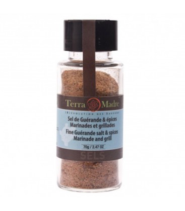 Sel de Guérande & épices - Grillades & Cie bio - 70 g | TERRA MADRE