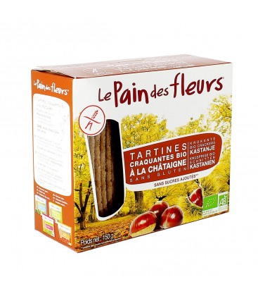 Tartines craquantes à la châtaigne sans gluten bio - 150 g | LE PAIN DES FLEURS