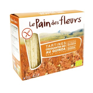 Tartines craquantes au quinoa sans gluten bio - 150 g | LE PAIN DES FLEURS