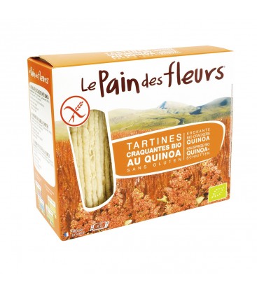 Tartines craquantes au quinoa sans gluten bio - 150 g | LE PAIN DES FLEURS