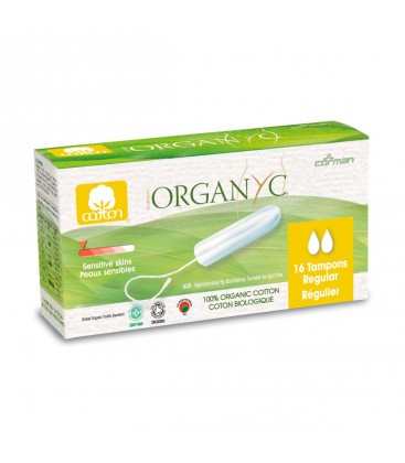 Tampons régulier SANS applicateur | ORGANYC