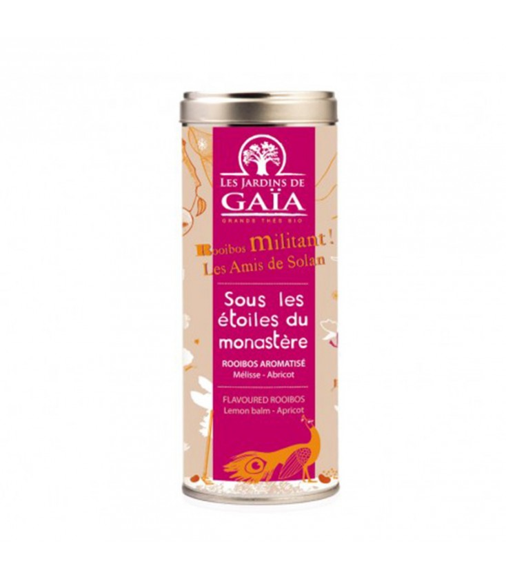 DATE DÉPASSÉE - Sous les étoiles du Monastère - Rooibos militant aromatisé (Mélisse Abricot) bio