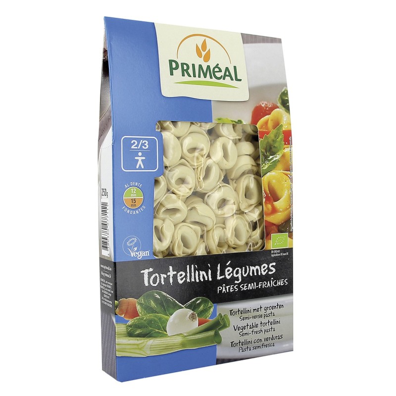 Tortellini aux Légumes bio - 250 g | PRIMÉAL