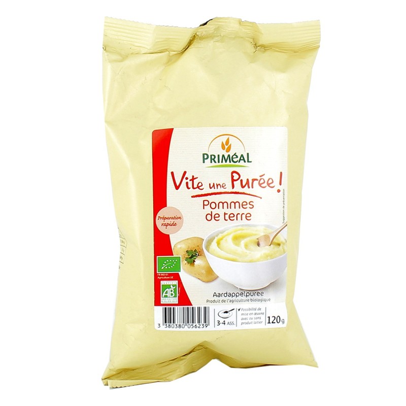 Vite une purée bio - Pomme de terre - 120 g | PRIMÉAL