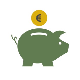 Pourboire - le petit cochon tirelire à pourboires pour l'équipe de préparateurs de commande