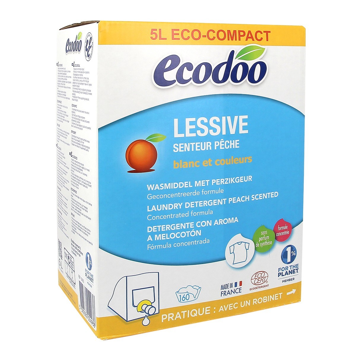 Lessive concentrée liquide écologique 2L Ecodoo