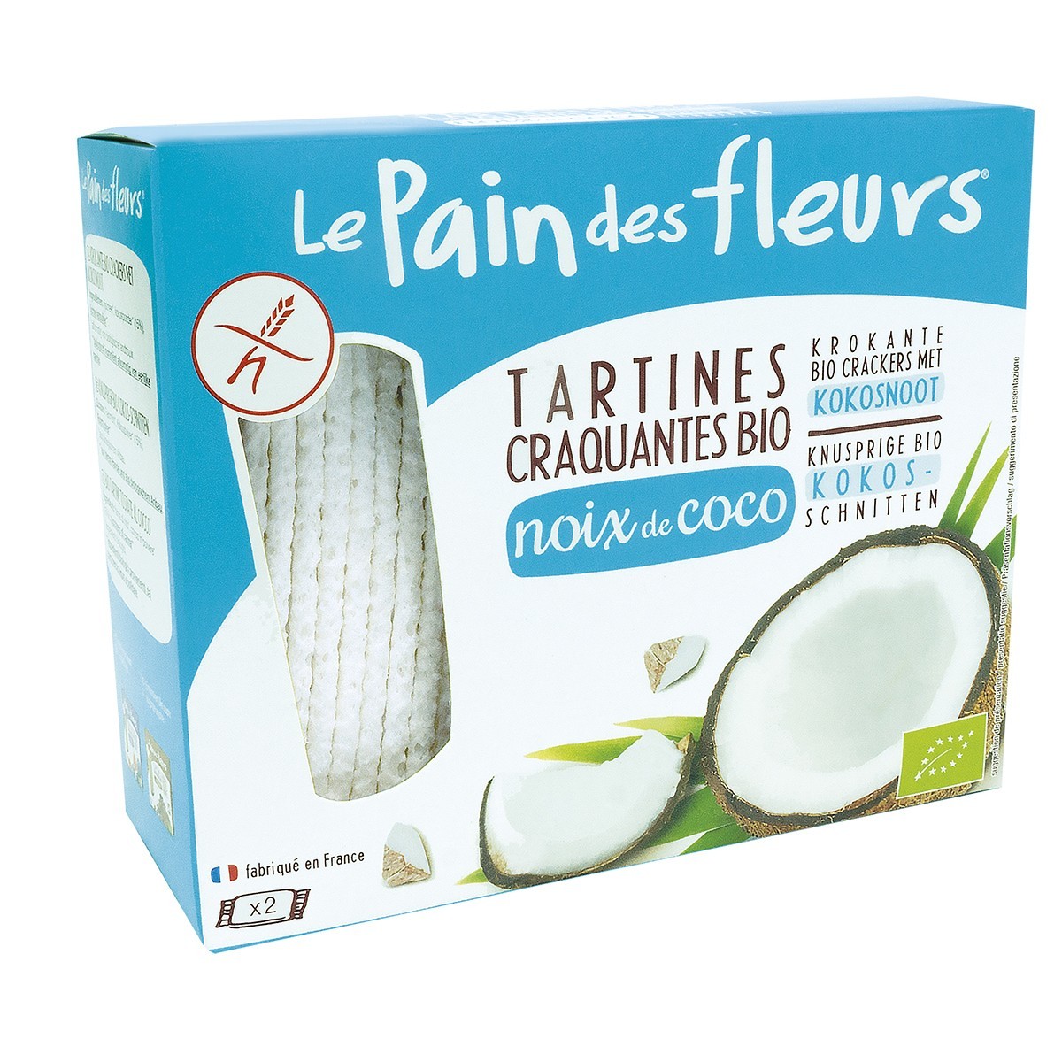 Tartinette au chocolat noir bio - Tartinette bio sans huile de palme