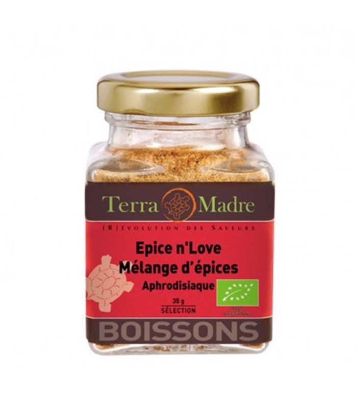 Epice n'Love - Mélange d'épices aphrodisiaques bio pour Cocktails,  Infusions, Smoothies Simples, Jus de f - 35 g