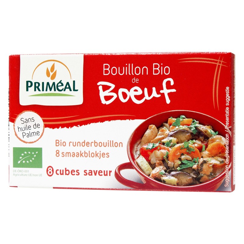 Bouillon bio de boeuf