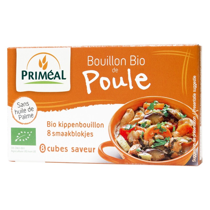 Bouillon bio de poule
