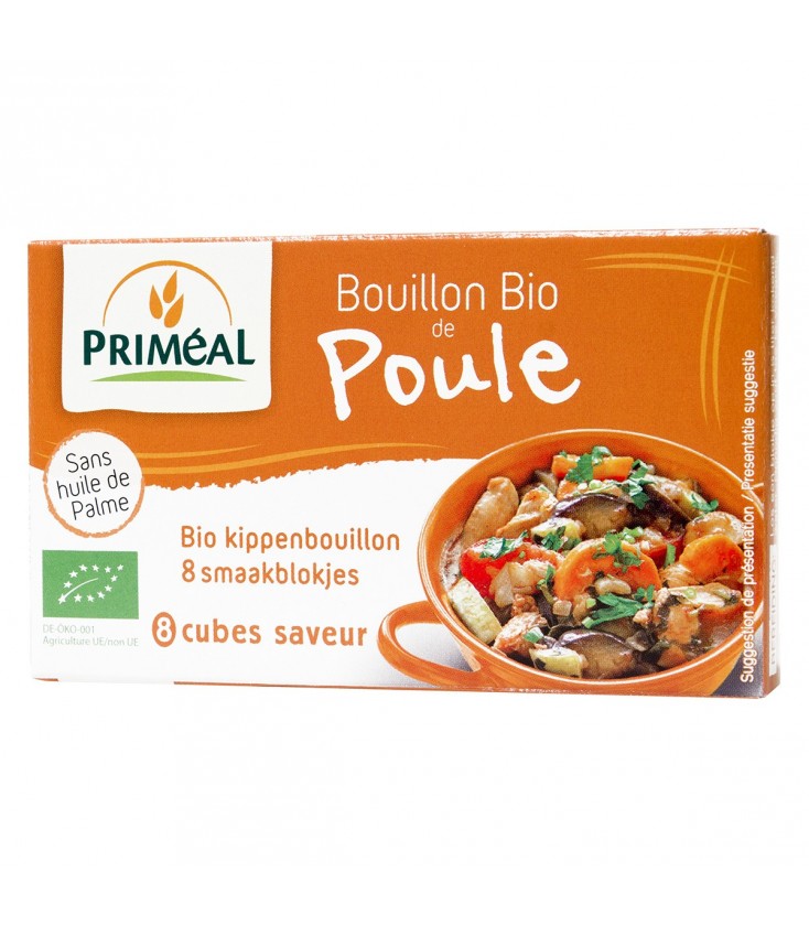 Bouillon bio de poule